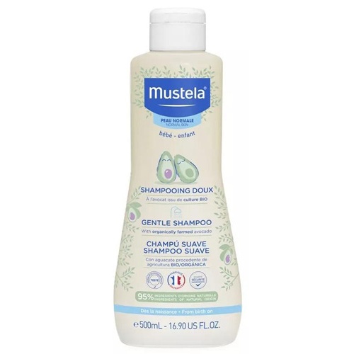 Mustela champú bebé 500ml: champú para recién nacido para el