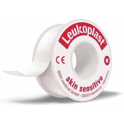 Esparadrapo hipoalergico - leukoplast skin sensitive (1 unidad 2,6 m x 2,5 cm)