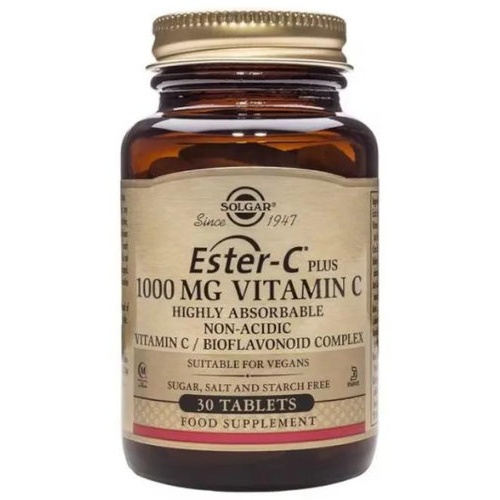 Solgar ester c plus 1000 mg vitamina c 30 comprimidos