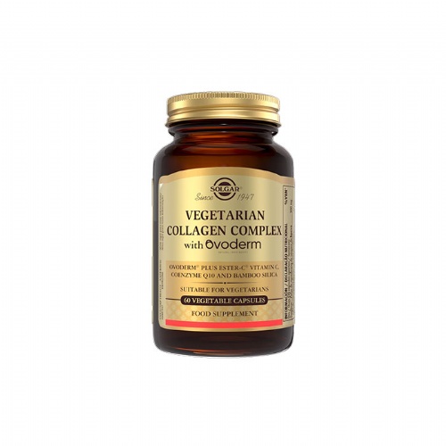Solgar complejo de colageno vegetariano con ovoderm  60 capsulas vegetales