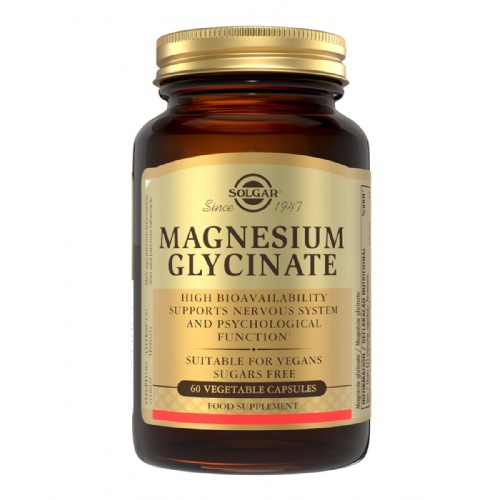 Solgar bisglicinato de magnesio  60 capsulas vegetales