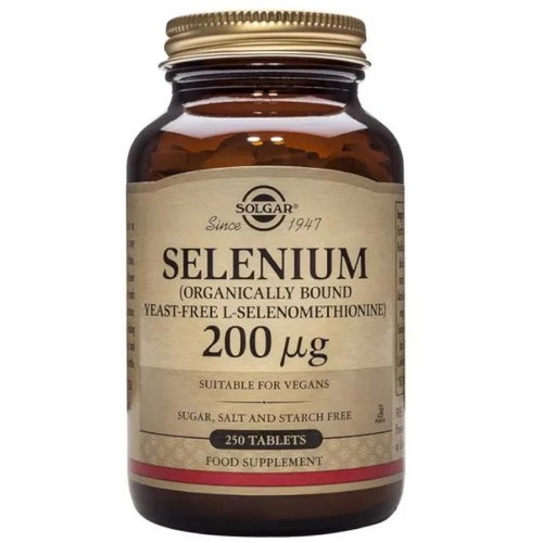 Selenio 200mg 250 comprimidos solgar