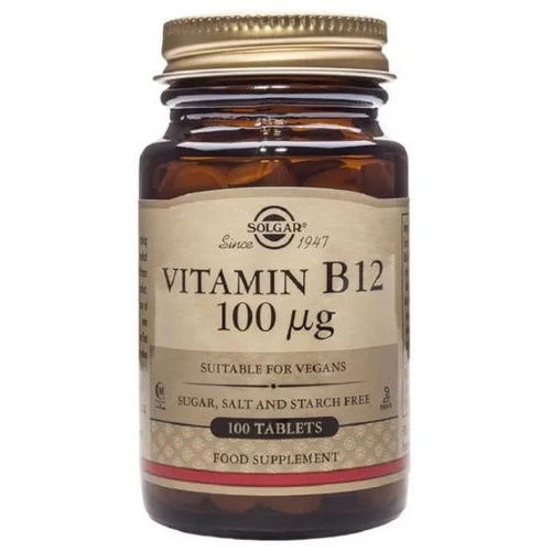 Solgar vitamina b12  100 microgramos 100 comprimidos