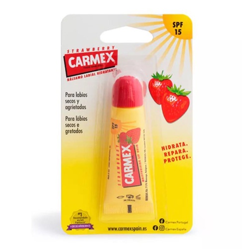 Carmex straberry balsamo labial hidratante (1 tubo 10 g)