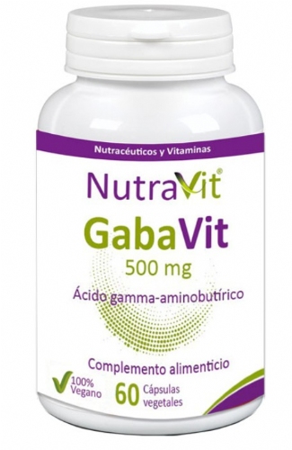 NutraVit GabaVit 500 mg 60 cápsulas