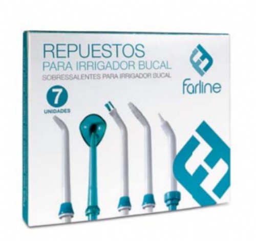 Farline Repuestos para Irrigador Bucal (incluye 7 boquillas)