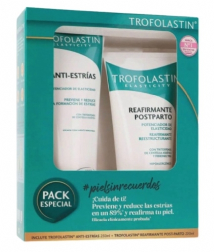 Pack Trofolastín Anti-estrías 250 ml + Reafirmante Postparto 200 ml