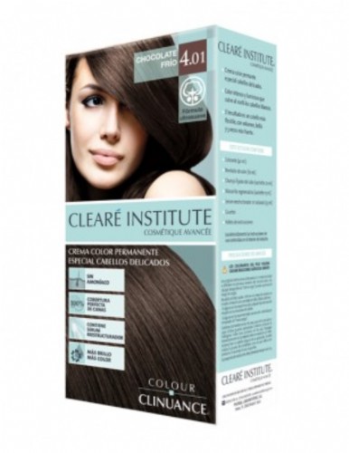 Clearé Colour Clinuance Crema Color Permanente 4.01 Chocolate Frío