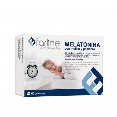 Farline Melatonina con melisa y pasiflora (60 comprimidos)