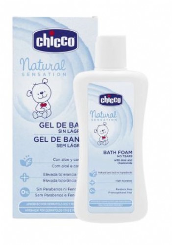 Chicco Gel de baño sin lágrimas Natural Sensation
