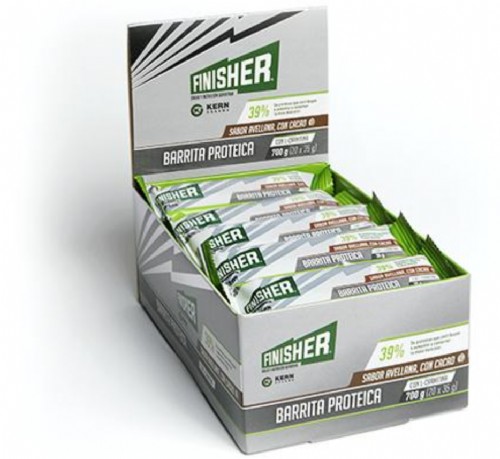Finisher Barritas Proteicas Avellana y chocolate con leche (35 g x 20 ud)