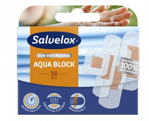 Salvelox Aqua Block Apósitos Resistentes al Agua - 4 formatos (16 ud)