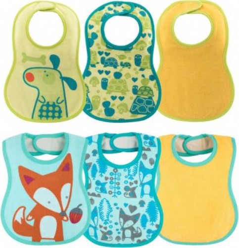 Chicco baberos Easy Meal 6m+ (3 ud - colores surtidos)