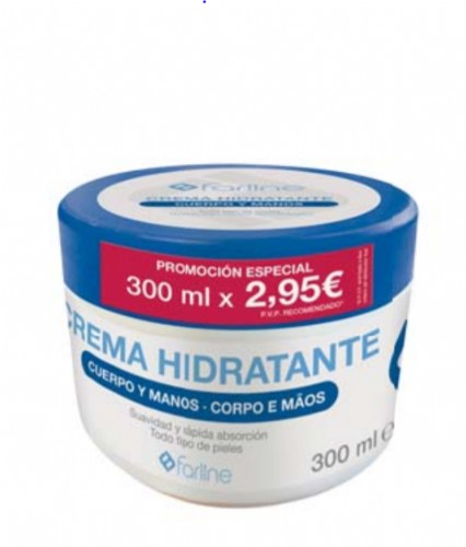 Farline Crema Hidratante de Cuerpo y Manos (300 ml)