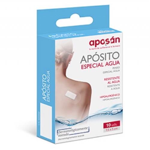 Aposán Tiritas Especial Agua 7,5 x 5 cm (10 ud)