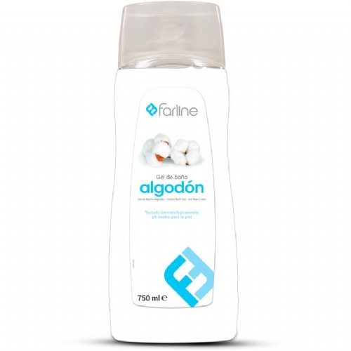 Farline Gel de ducha y baño Algodón (750 ml)