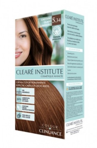 Clearé Colour Clinuance Crema Color Permanente 5.34 Castaño Claro Luminoso