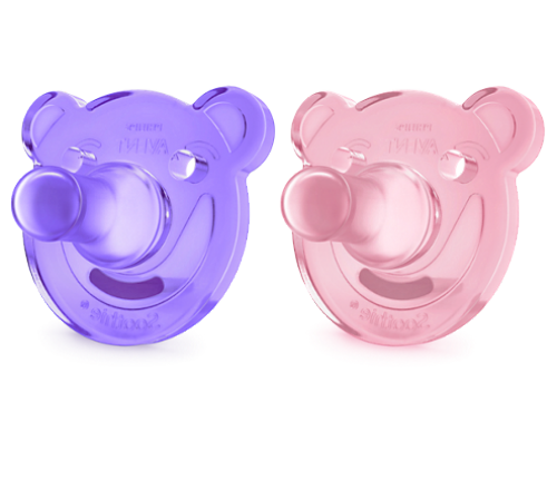 Avent Chupetes Soothies 100% Silicona 0-3 m Rosa (2 ud)