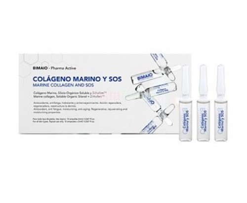 Bimaio Ampollas Silicio Orgánico y Colágeno Marino (10 ud)