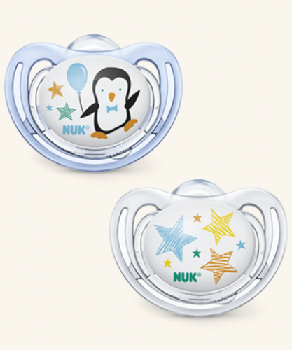 NUK Chupete Freestyle Silicona 6 - 18 m (2 ud)