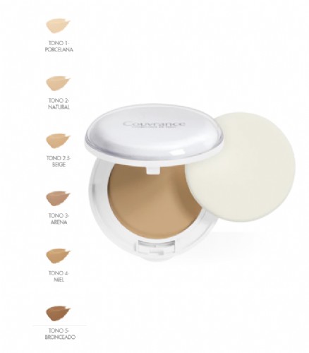 Avène Couvrance Crema Compacta Mate SPF 30 Tono 2 Natural (9.5 g)