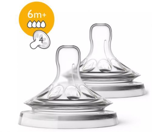Philips Avent DUPLO Tetina natural Flujo Rápido 6m+ 