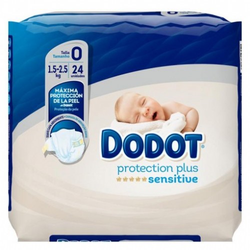 Dodot sensitive plus recién nacido (t- 0 <2,5 kg 24u)