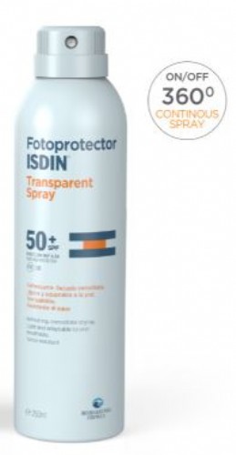 FOTOPROTECTOR ISDIN SPF-50+ SPRAY TRANSPAR (200 ML)