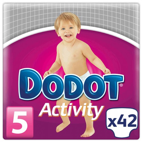 Dodot Activity Talla 5 11-17 kg (42 ud)