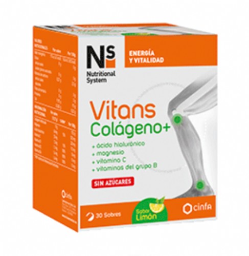 Ns Vitans Colágeno+ Limón (30 sobres)