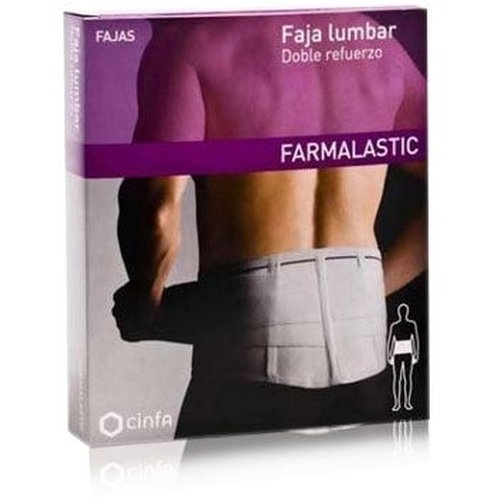 Farmalastic Faja lumbosacra corta (talla L/XL color gris)