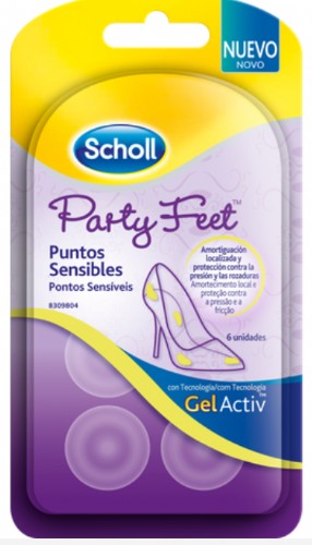 party feet puntos sensibles