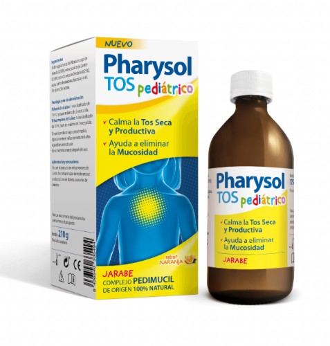 Pharysol Tos Pediátrico Sabor Naranja (175 ml)