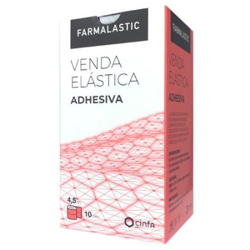 Venda elastica adhesiva - farmalastic (4,5 x 10)