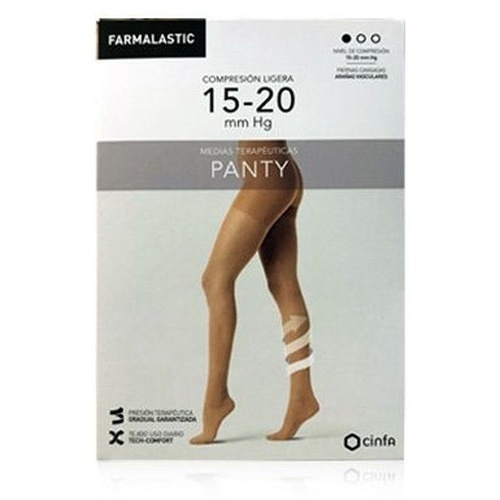 Panty compresion ligera - farmalastic (1 unidad talla m color camel)