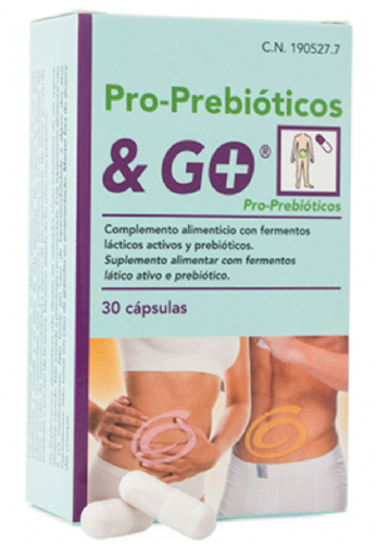 Prebióticos-Probióticos & Go (30 cápsulas)