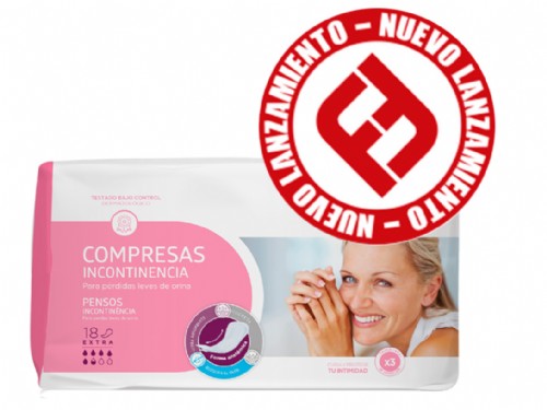 Aposán Compresas para la incontinencia leve Extra (18 ud)