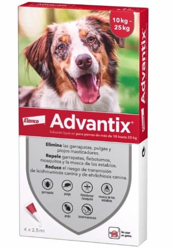 Advantix Solución spot-on para perros de 10 a 25kg