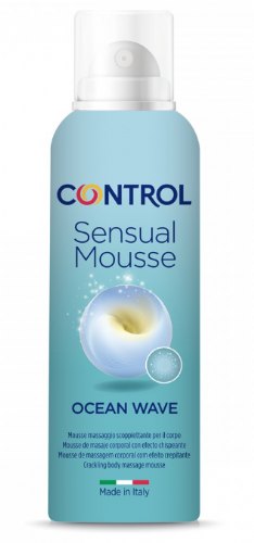 Control sensual Mousse ocean wave lubricante