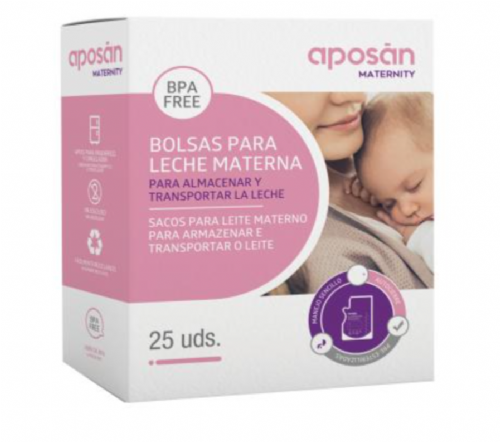 Aposán Bolsas para leche materna (25 unidades)
