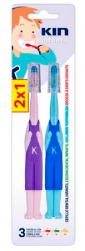 Lote KIN cepillos de dientes infantil 2ud