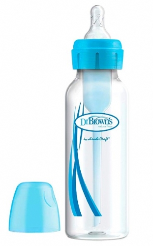 Dr. Brown Biberón natural flow 250ml Color azul