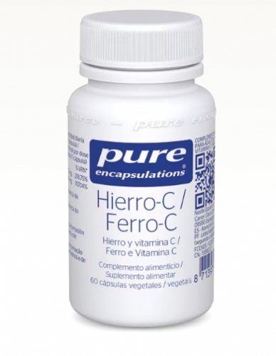 Pure Encapsulations Hierro-C (60 cápsulas)