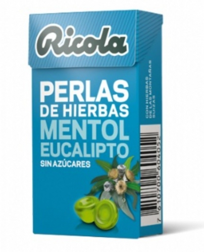 Ricola Perlas Mentol Eucalipto