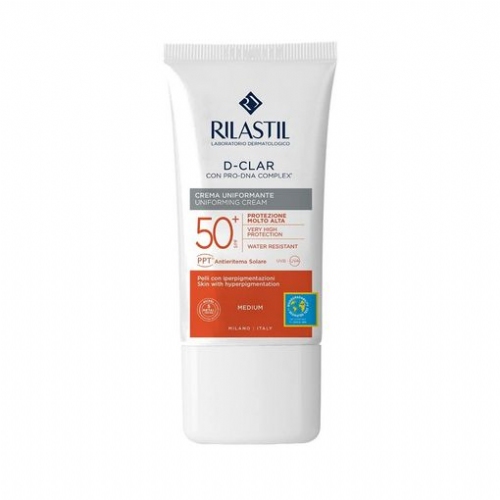 Rilastil d-clar 50+ crema unificante medium (1 envase 40 ml)