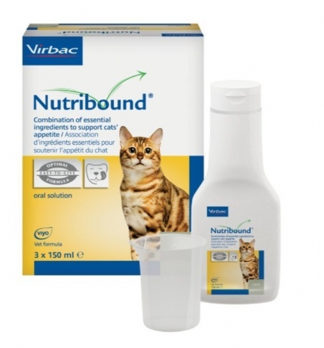 Nutribound solución oral para gato 3ud x150 ml