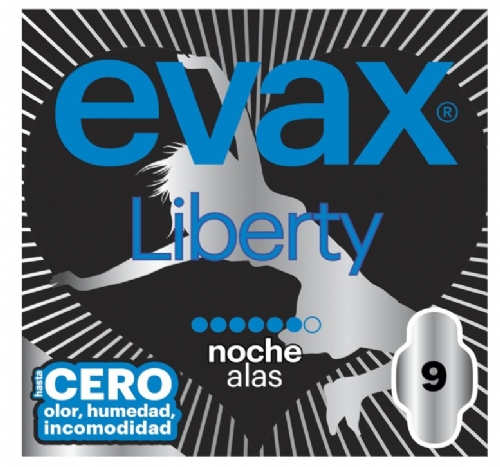 Evax Liberty Compresas Noche alas 10ud