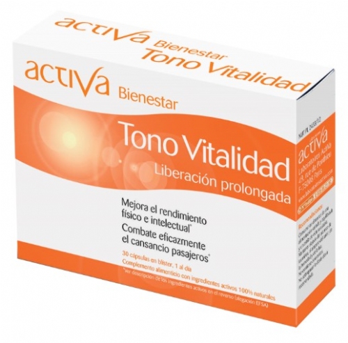 Activa Bienestar Tono vitalidad 30 cápsulas