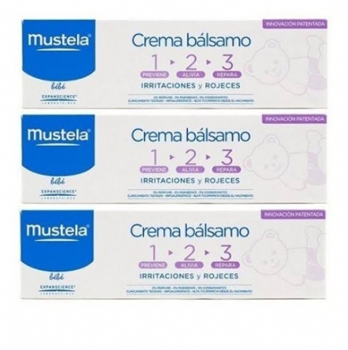 Mustela Pack Crema pañal 100ml x 3 ud
