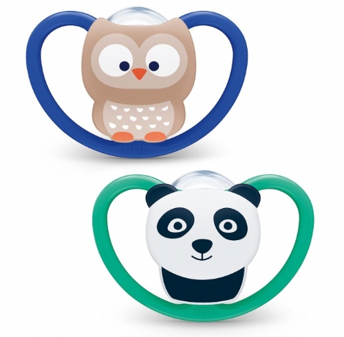 Nuk chupete de silicona Space 18-36m 2ud